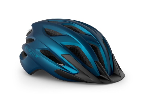 Велошлем Met Crossover MIPS Metallic Blue фото в интернет-магазине FrontFlip.Ru