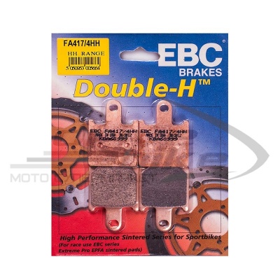 [EBC] Тормозные колодки FA417/4HH DOUBLE H Sintered (4 шт. в комплекте) фото в интернет-магазине FrontFlip.Ru