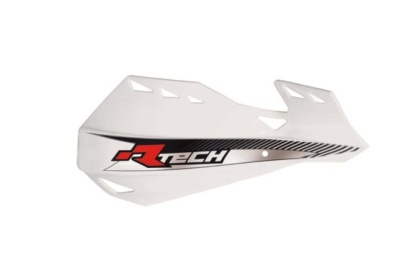 RTech Защита рук Dual Evo белая с крепежом (moto parts) фото в интернет-магазине FrontFlip.Ru