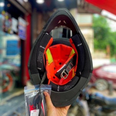 Шлем SMK ALLTERRA SLOPE, цвет чёрный/красный фото в интернет-магазине FrontFlip.Ru