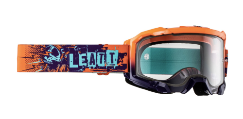 Очки Leatt Velocity 4.5 Orange Clear 83% (8024070550) фото в интернет-магазине FrontFlip.Ru