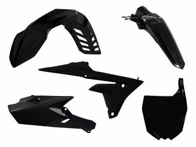 RTech Комплект пластика WRF250/YZ-FX250 15-19 # WRF450/YZ-FX450 16-18 # с передней панелью черный (moto parts) фото в интернет-магазине FrontFlip.Ru