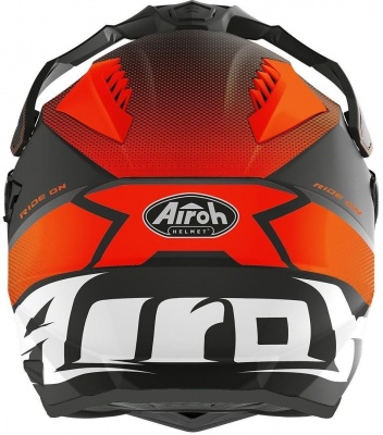 AIROH шлем трансформер COMMANDER PROGRESS ORANGE MATT фото в интернет-магазине FrontFlip.Ru
