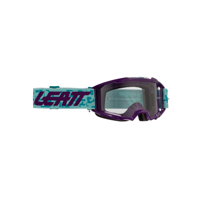Очки Leatt Vizion 3.5 Purple Clear 90% фото в интернет-магазине FrontFlip.Ru