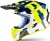AIROH шлем кросс TWIST 2.0 FRAME BLUE GLOSS фото в интернет-магазине FrontFlip.Ru