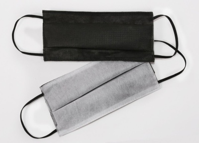 Упаковка масок INFLAME гигиенических, одноразовых, цвет черный, 10 шт. фото в интернет-магазине FrontFlip.Ru