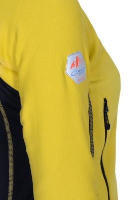 Ozone Куртка женск. Lusi желтый/черный фото в интернет-магазине FrontFlip.Ru