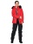 SNOW HEADQUARTER Горнолыжный костюм женский KB-0128 Красный фото в интернет-магазине FrontFlip.Ru