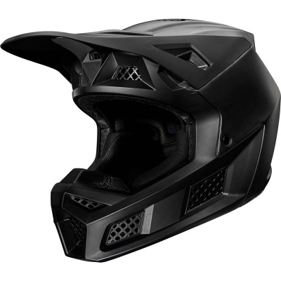 Мотошлем Fox V3 Solids Helmet Matt Black 2020 фото в интернет-магазине FrontFlip.Ru