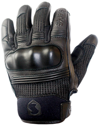 STARKS Мотоперчатки RIGEL (кожа), муж., черный фото в интернет-магазине FrontFlip.Ru