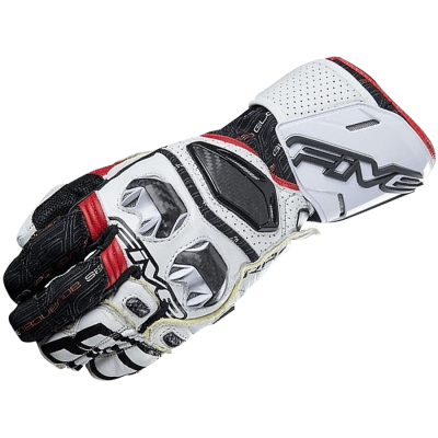 FIVE Перчатки RFX RACE бело/красные фото в интернет-магазине FrontFlip.Ru