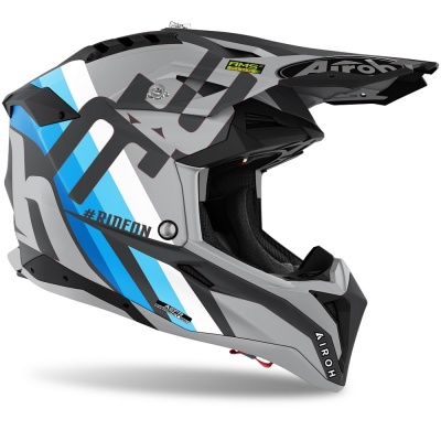 AIROH шлем кросс AVIATOR 3 RAINBOW ANTHRACITE фото в интернет-магазине FrontFlip.Ru