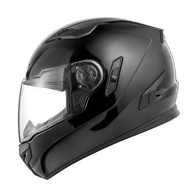 ZEUS Шлем интеграл ZS-813A Термопластик, глянец, Черный фото в интернет-магазине FrontFlip.Ru
