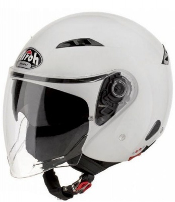 AIROH шлем 3\4 CITY ONE WHITE GLOSS фото в интернет-магазине FrontFlip.Ru