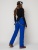 Полукомбинезон брюки горнолыжные женские синего цвета 2221S фото в интернет-магазине FrontFlip.Ru