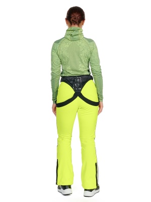 SNOW HEADQUARTER Женский полукомбинезон штаны снегоходные 1915 Лимонный фото в интернет-магазине FrontFlip.Ru