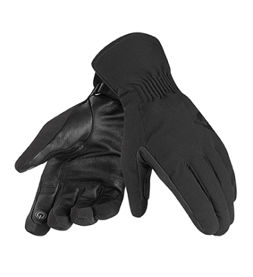 DAINESE BOULEVARD D-DRY GLOVES - BLACK/BLACK перчатки мембранные утепленные фото в интернет-магазине FrontFlip.Ru