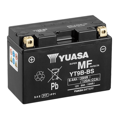 YUASA   Аккумулятор  YT9B-BS(9B4) с электролитом фото в интернет-магазине FrontFlip.Ru