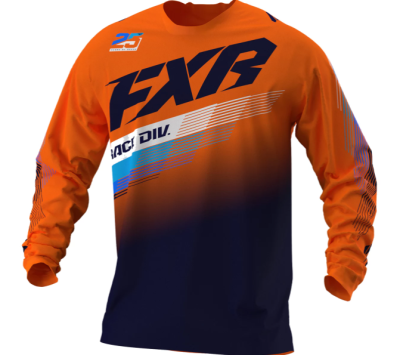 FXR MX Футболка Yth Clutch MX Jersey 21 Orange/Midnight фото в интернет-магазине FrontFlip.Ru