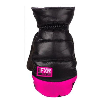 Рукавицы FXR Aspen Short с утеплителем Black/Fuchsia фото в интернет-магазине FrontFlip.Ru