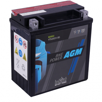 Аккумулятор intAct IA YTX20CH-BS, 12V, AGM фото в интернет-магазине FrontFlip.Ru
