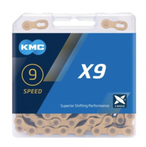 Цепь KMC X9 9ск. 114L Silver (BX09NP114) фото в интернет-магазине FrontFlip.Ru