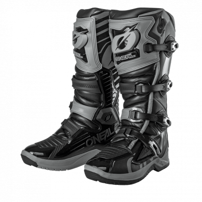 Мотоботы кроссовые  O'NEAL RMX мужской серый/черный фото в интернет-магазине FrontFlip.Ru