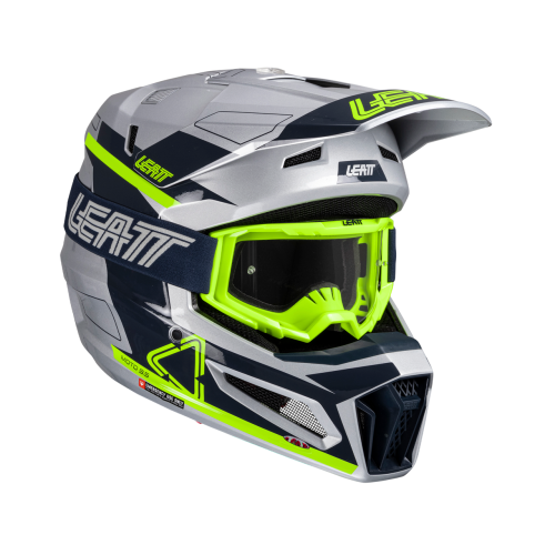 Мотошлем Leatt Moto 3.5 Helmet Kit Steel 2025 фото в интернет-магазине FrontFlip.Ru