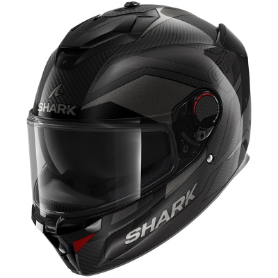 Шлем Shark SPARTAN GT PRO RITMO CARBON Black/Anthracite/Chrome фото в интернет-магазине FrontFlip.Ru