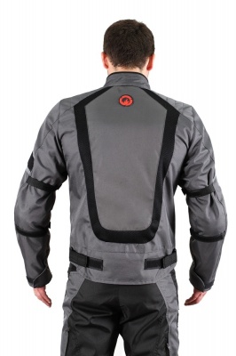 Куртка мужская INFLAME K10360 текстиль+сетка, цвет серый фото в интернет-магазине FrontFlip.Ru