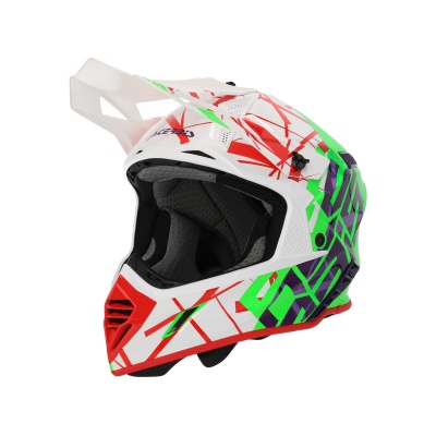 Шлем Acerbis X-TRACK 22-06 Green/White фото в интернет-магазине FrontFlip.Ru