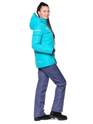 SNOW HEADQUARTER Горнолыжный костюм женский B-8629 Голубой фото в интернет-магазине FrontFlip.Ru