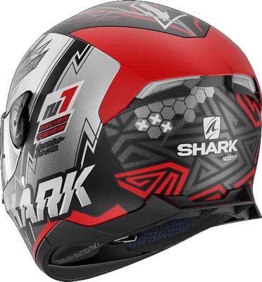 Шлем Shark SKWAL 2.2 NOXXYS MAT Black/Red фото в интернет-магазине FrontFlip.Ru