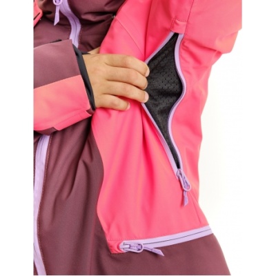 Dragonfly Куртка утепленная Gravity TEENAGER. Purple - Brown 2023 фото в интернет-магазине FrontFlip.Ru
