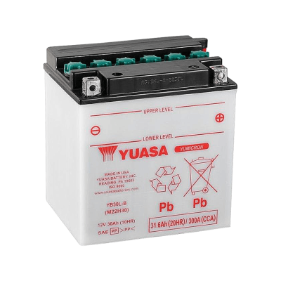 YUASA   Аккумулятор  YB30L-B фото в интернет-магазине FrontFlip.Ru