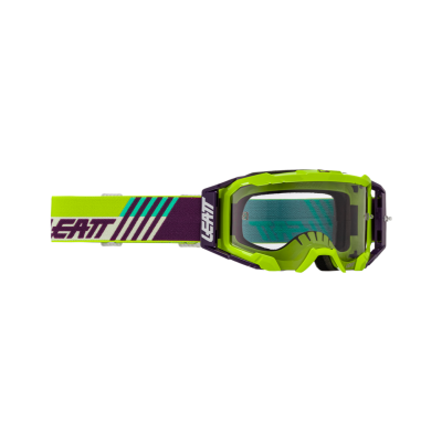 Очки Leatt Velocity 5.5 Cryztal Lime Purple 75% фото в интернет-магазине FrontFlip.Ru