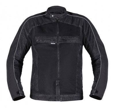 Куртка мужская INFLAME MADRID текстиль+сетка, цвет черный фото в интернет-магазине FrontFlip.Ru