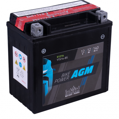 Аккумулятор intAct IA YTX14-BS, 12V, AGM фото в интернет-магазине FrontFlip.Ru