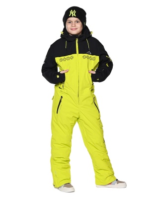 SNOW HEADQUARTER Горнолыжный комбинезон для мальчика T-9092 Лимонный фото в интернет-магазине FrontFlip.Ru