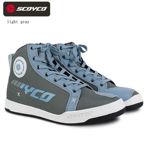Кеды Scoyco MT068 Light Grey фото в интернет-магазине FrontFlip.Ru