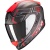 [SCORPION EXO] Мотошлем EXO-1400 AIR SPATIUM, цвет Серый Матовый/Красный Матовый фото в интернет-магазине FrontFlip.Ru