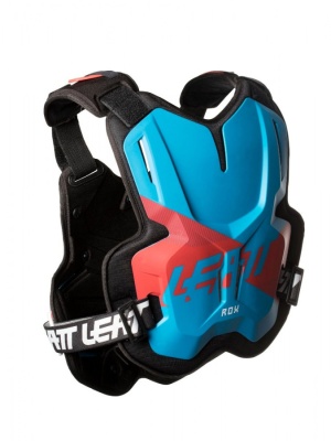 Защита панцирь Leatt Chest Protector 2.5 ROX Blue/Red фото в интернет-магазине FrontFlip.Ru