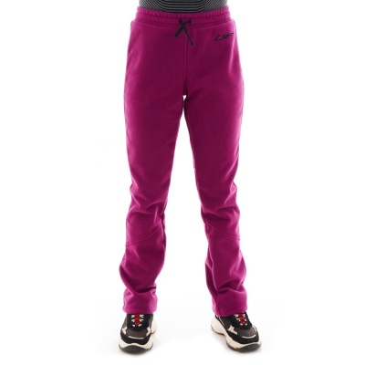 Dragonfly Женские флисовые брюки Level. Purple Black фото в интернет-магазине FrontFlip.Ru