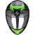 [SCORPION EXO] Мотошлем EXO-520 AIR SHADE, цвет Черный Матовый/Зеленый фото в интернет-магазине FrontFlip.Ru