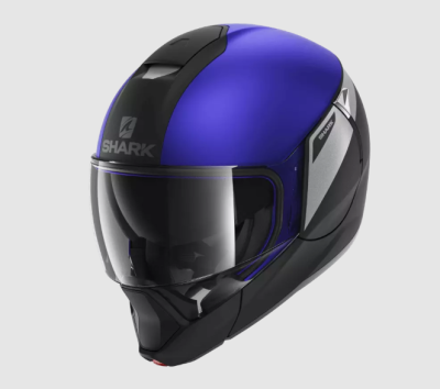 Мотошлем SHARK EVOJET KARONN Mat KSB фото в интернет-магазине FrontFlip.Ru