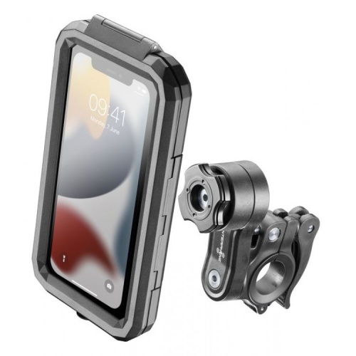 INTERPHONE Универсальный держатель для смартфонов до 6.5" с креплением QUIKLOX (SMQUIKLOXARMORPRO) фото в интернет-магазине FrontFlip.Ru