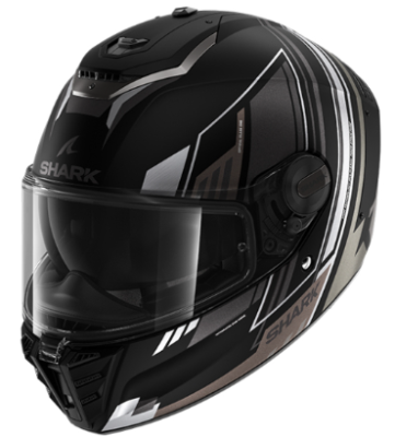 Шлем Shark SPARTAN RS BYRHON MAT Black/Anthracite/Chrome фото в интернет-магазине FrontFlip.Ru