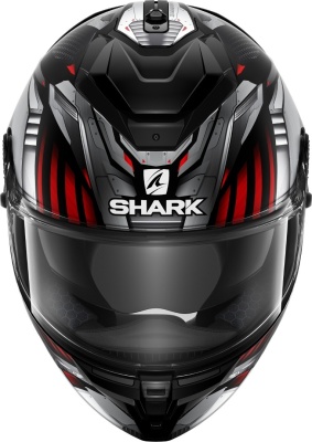 Шлем SHARK SPARTAN GT REPLIKAN MAT DD-Ring Chrome Silver фото в интернет-магазине FrontFlip.Ru