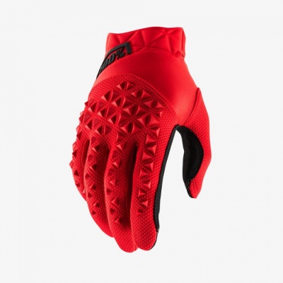 Мотоперчатки подростковые 100% Airmatic Youth Glove Red/Black фото в интернет-магазине FrontFlip.Ru