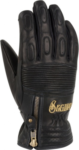 Перчатки кожаные женские Segura LADY SULTANA BLACK EDITION Black фото в интернет-магазине FrontFlip.Ru